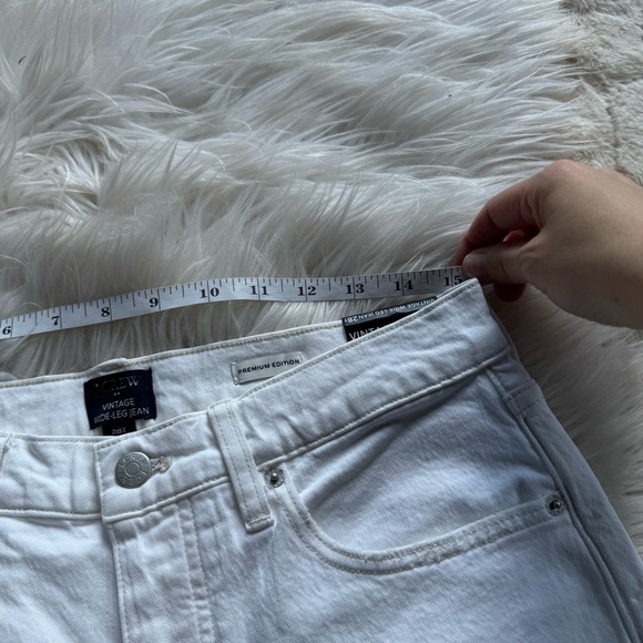 NWOT J.Crew Premium Edition Tall vintage wide-leg jean with button fly. - Picture 12 of 14